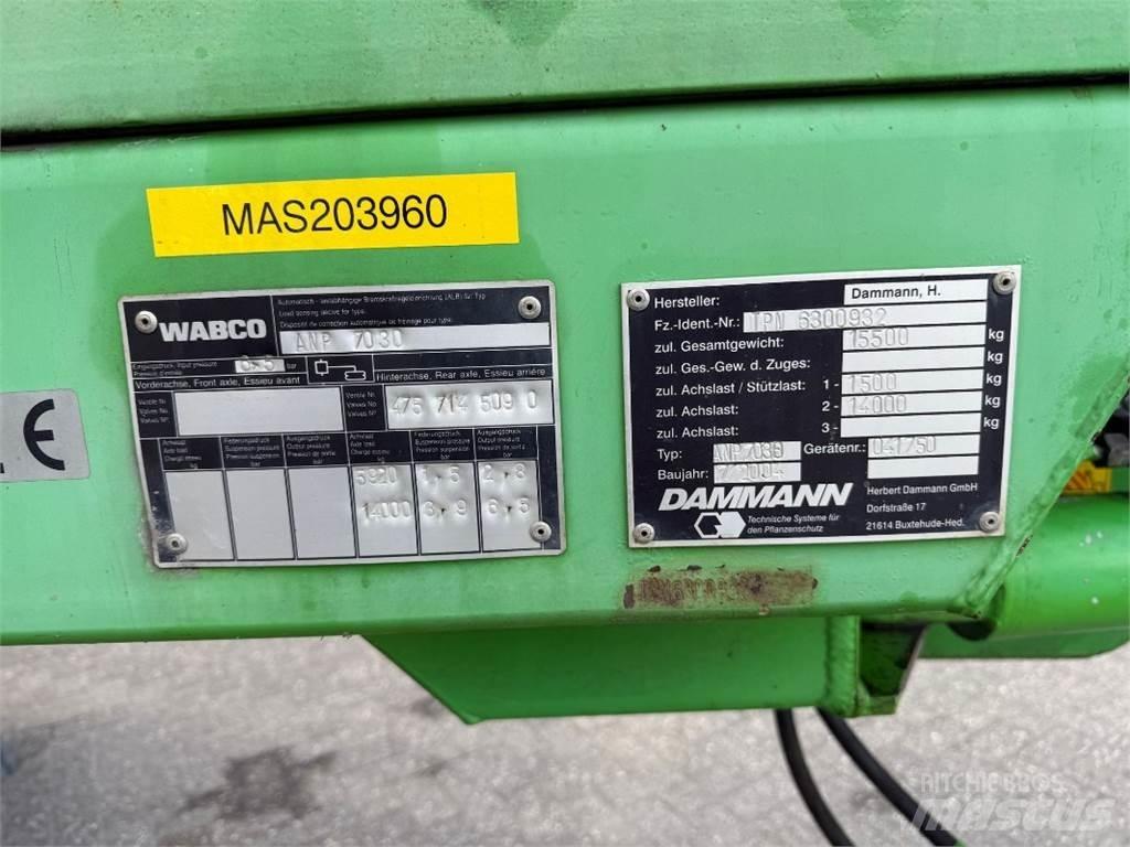 Dammann ANP 7030 Pulvérisateurs traînés