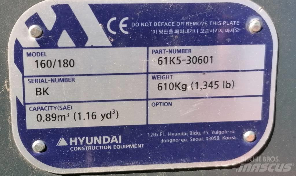 Hyundai 0.89m3_HX180 Godet
