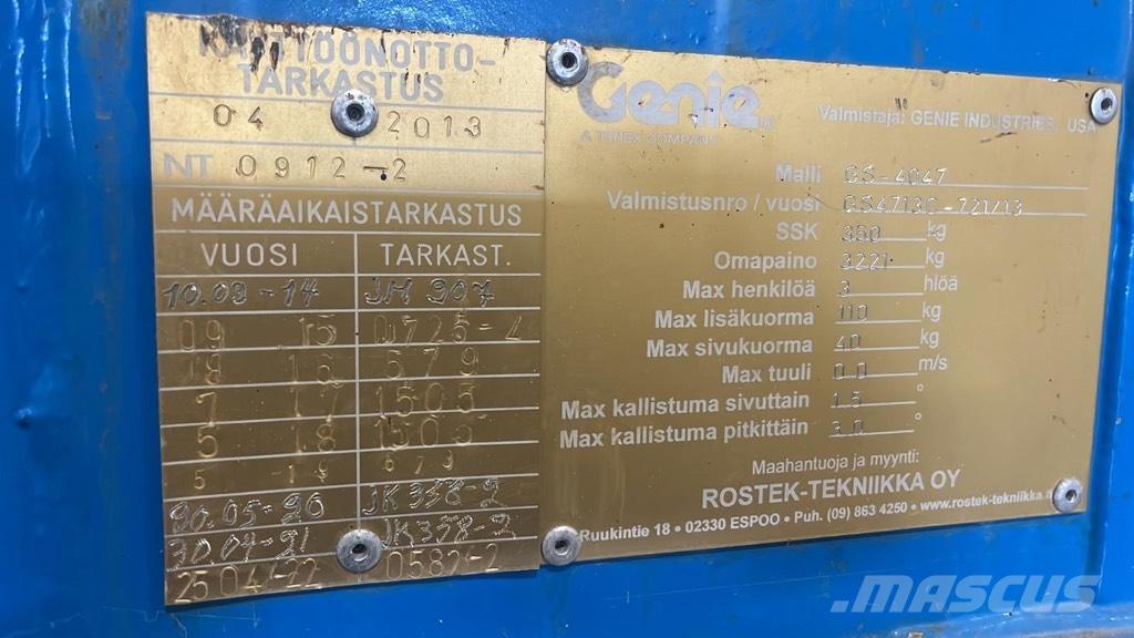 Genie GS 4047 Nacelle ciseaux