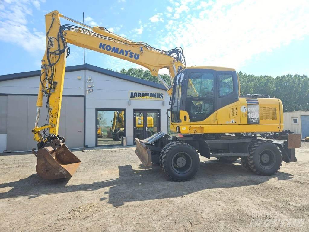 Komatsu PW 160-7 Pelle sur pneus