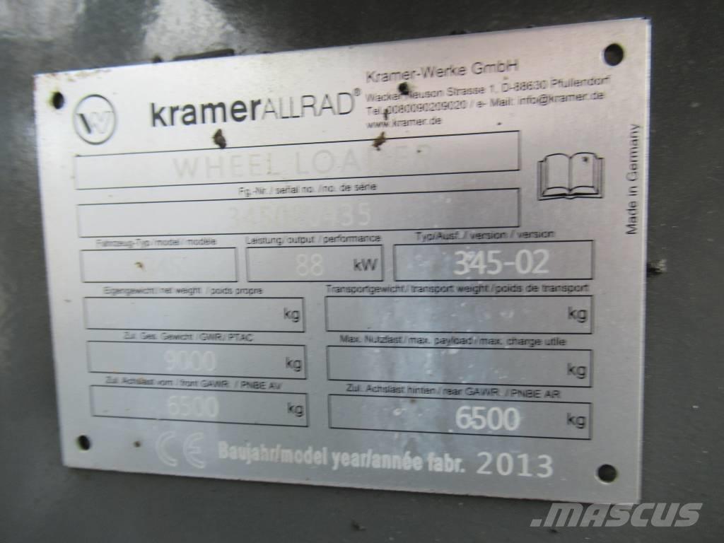 Kramer 880 2 x KAUHA Chargeuse sur pneus