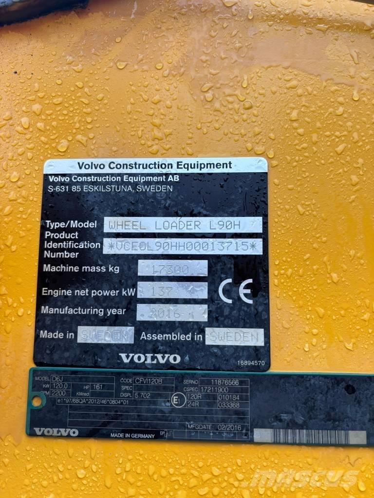 Volvo L 90 H Chargeuse sur pneus