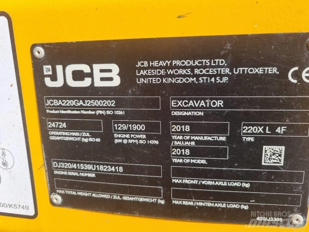 JCB 220 XL 4F Pelle sur chenilles