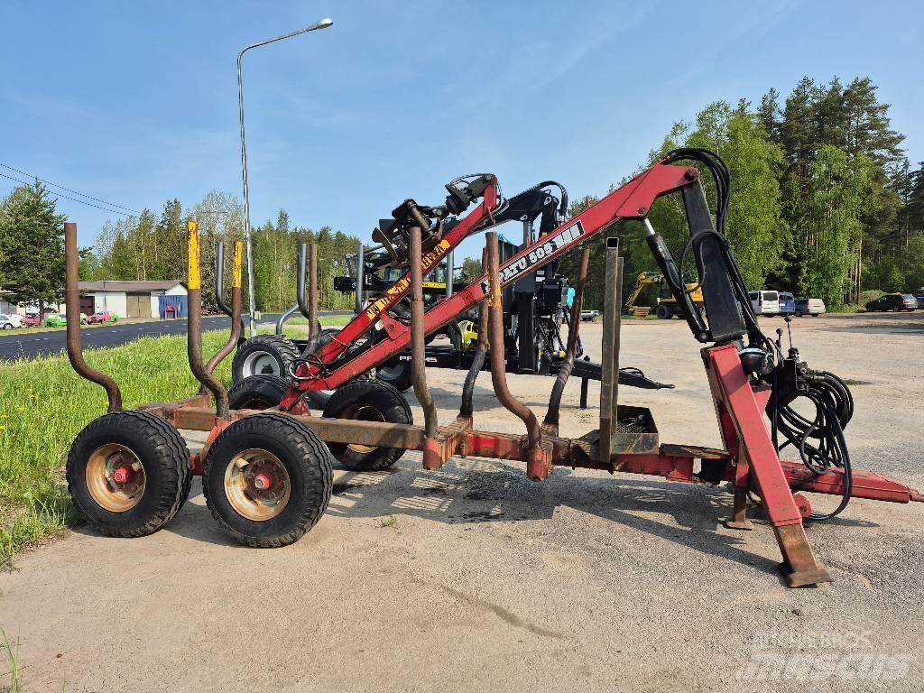 Patu 505 Remorque forestière avec grue