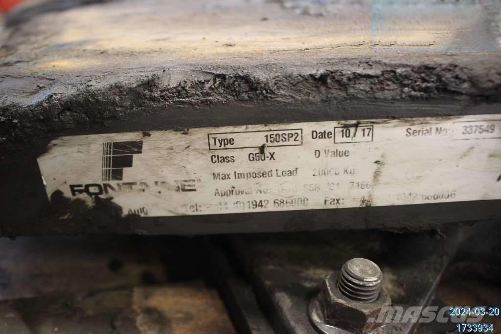 DAF XF 510 Châssis et suspension