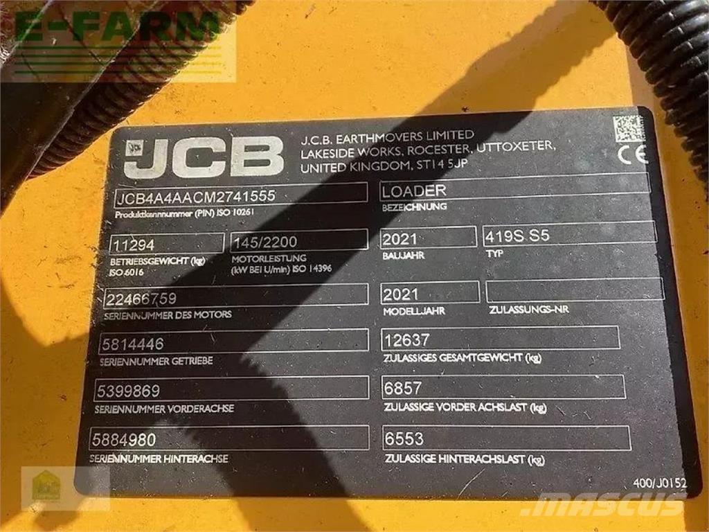 JCB 419s s5 Mini pelle < 7t