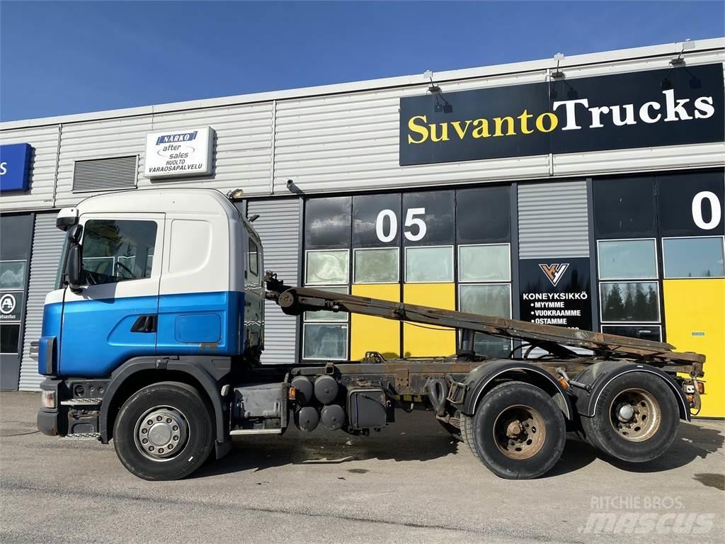 Scania R 124 6X2 Chariots à câble démontable