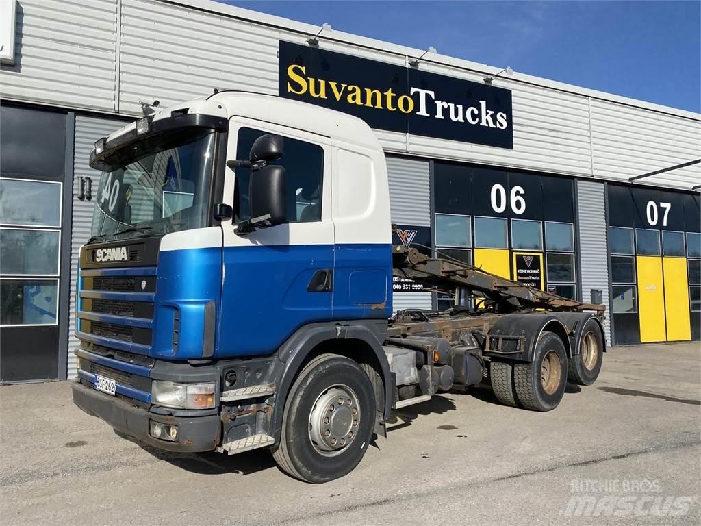 Scania R 124 6X2 Chariots à câble démontable