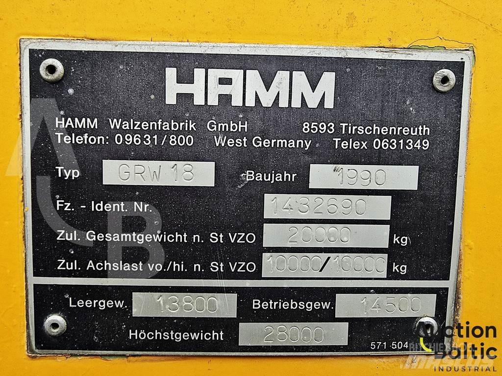 Hamm GRW 18 Rouleaux à pneumatiques