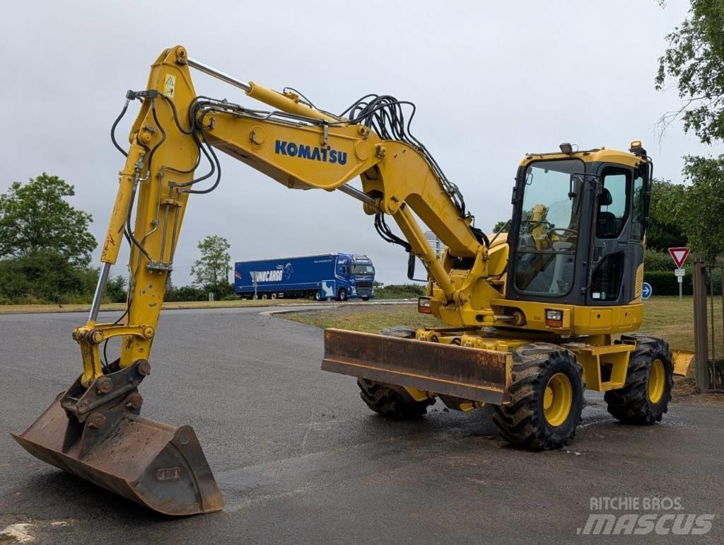 Komatsu PW 98 MR-8 Pelle sur pneus