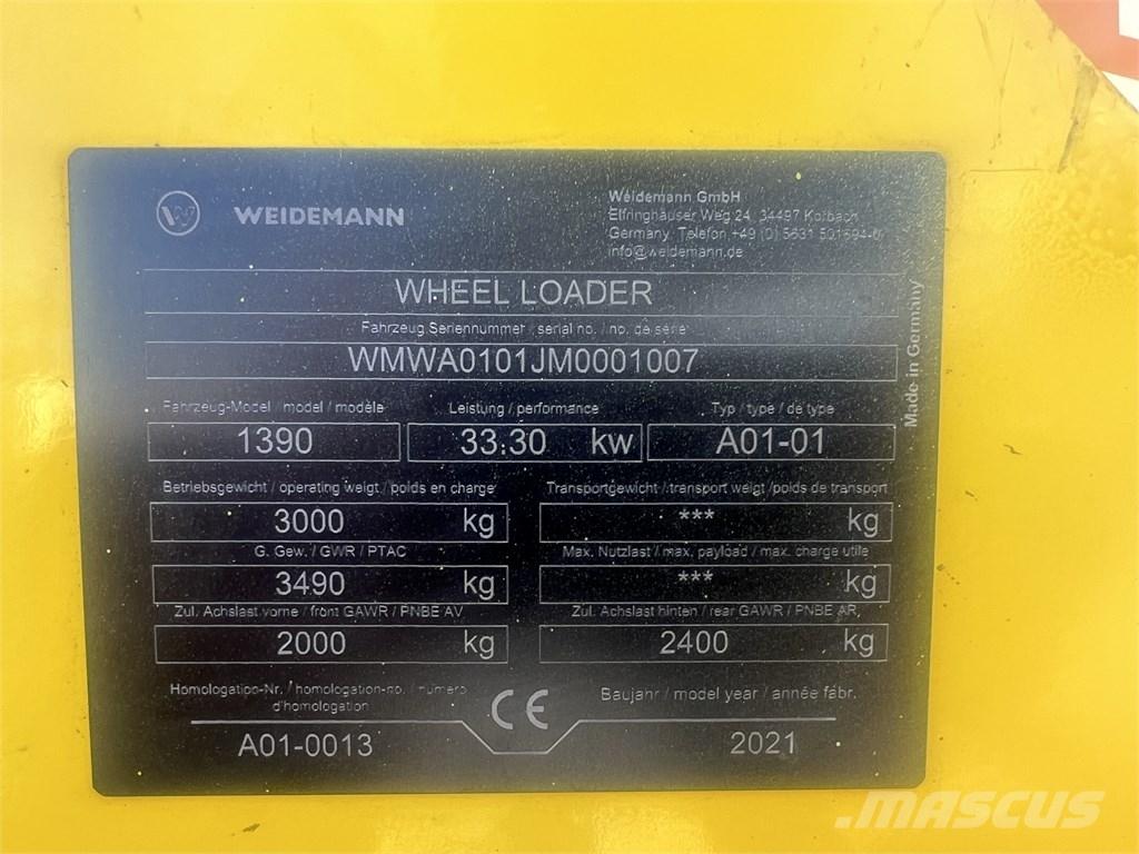 Weidemann 1390 Mini chargeuse