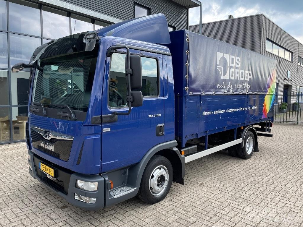MAN TGL 7.190 Camion à rideaux coulissants (PLSC)
