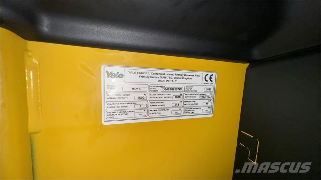 Yale MR16 Chariot à mât rétractable