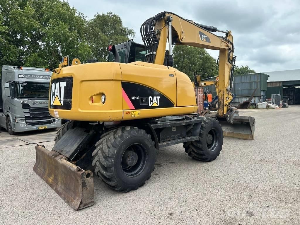 CAT M 313 D VAH Pelle sur pneus