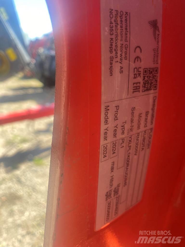 Kubota RM 300 SV Charrue réversible