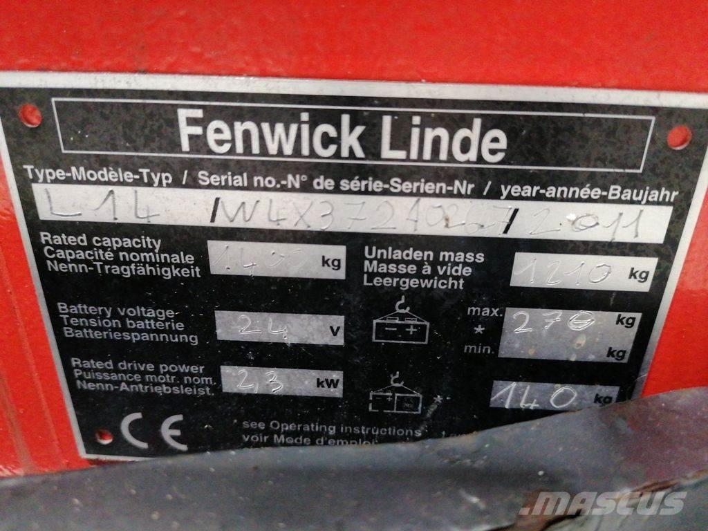 Linde L14 Gerbeur accompagnant