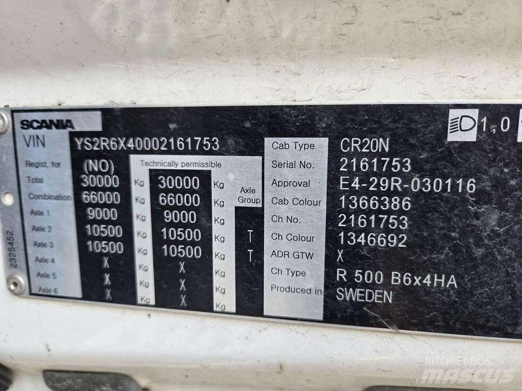 Scania R500 6X4 Camion benne