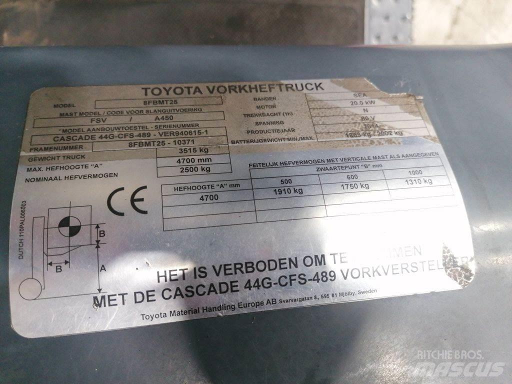 Toyota 8FBMT25 Chariots élévateurs électriques