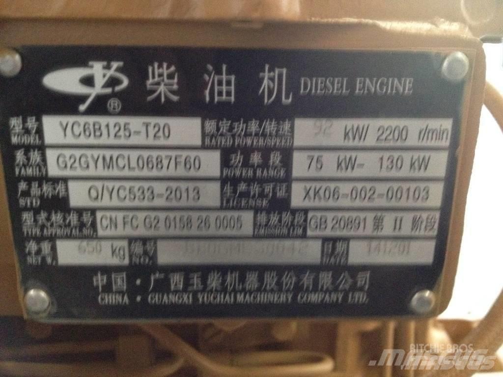 Yuchai YC6B125-T20 Moteur