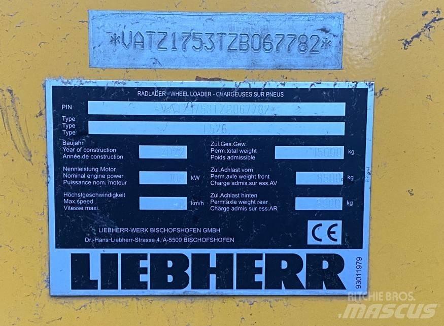 Liebherr L 526 Chargeuse sur pneus