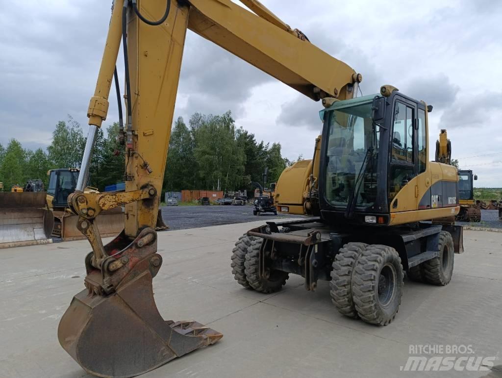 CAT M 316 C Pelle sur pneus