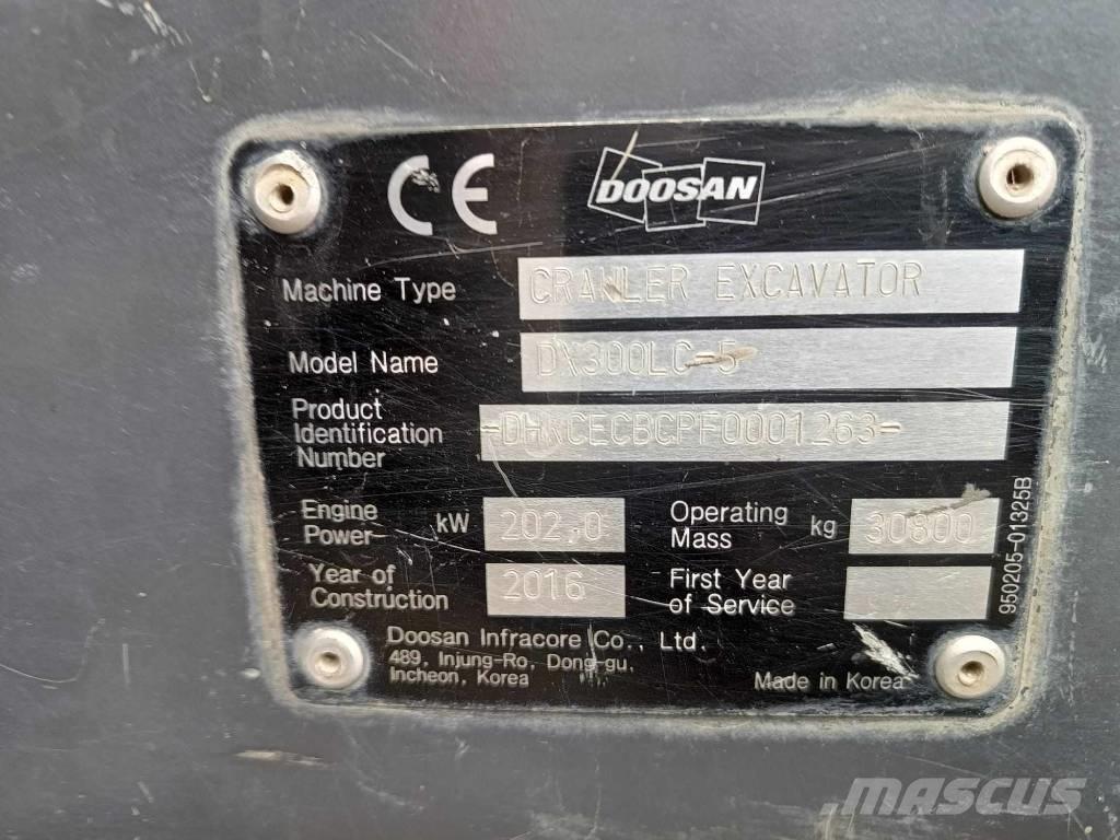 Doosan DX 300 LC-5 Pelle sur chenilles
