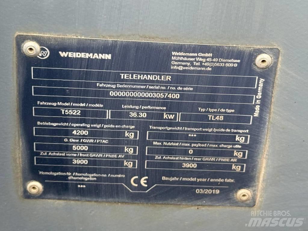 Weidemann T5522 Télescopique agricole