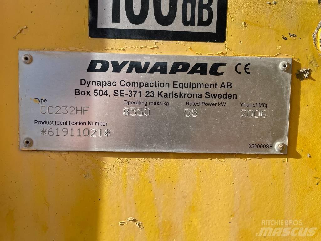 Dynapac CC 232 HF Rouleaux tandem