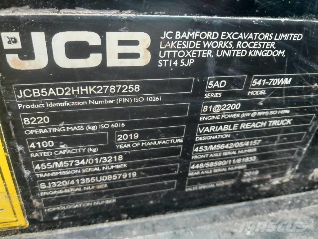 JCB 541-70 Télescopique agricole