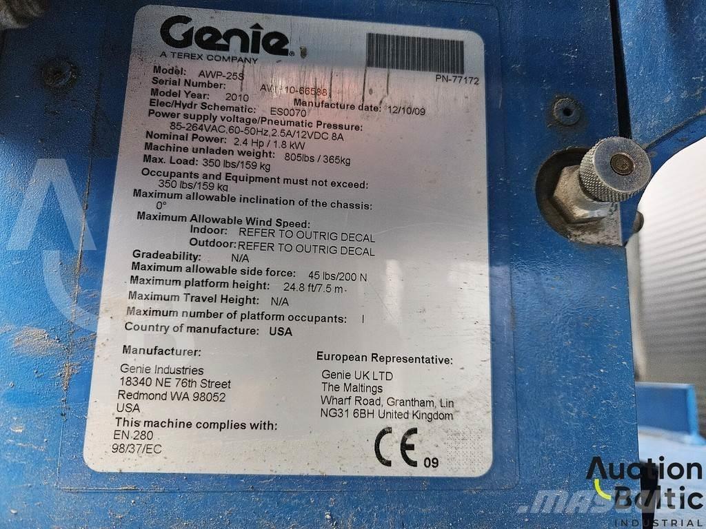 Genie AWP 25 S Autre nacelle élévatrice