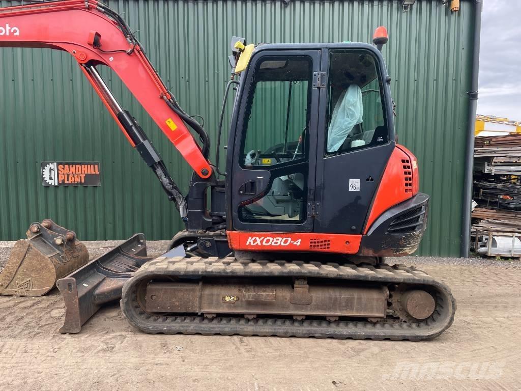 Kubota KX 080-4 Mini pelle 7t-12t