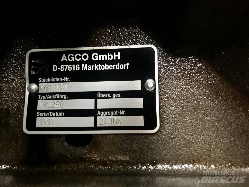Fendt 828 Vario Châssis et suspension