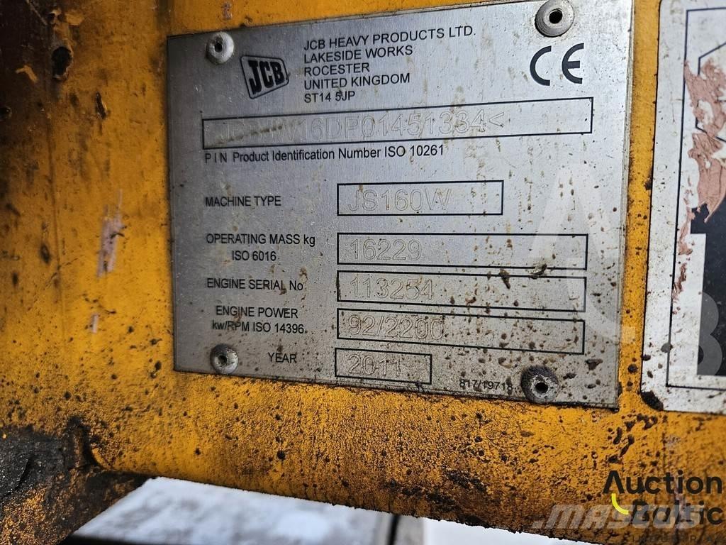 JCB JS 160 W Pelle sur pneus