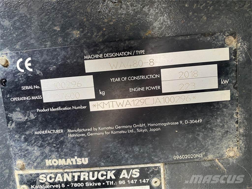 Komatsu WA480-8 Chargeuse sur pneus
