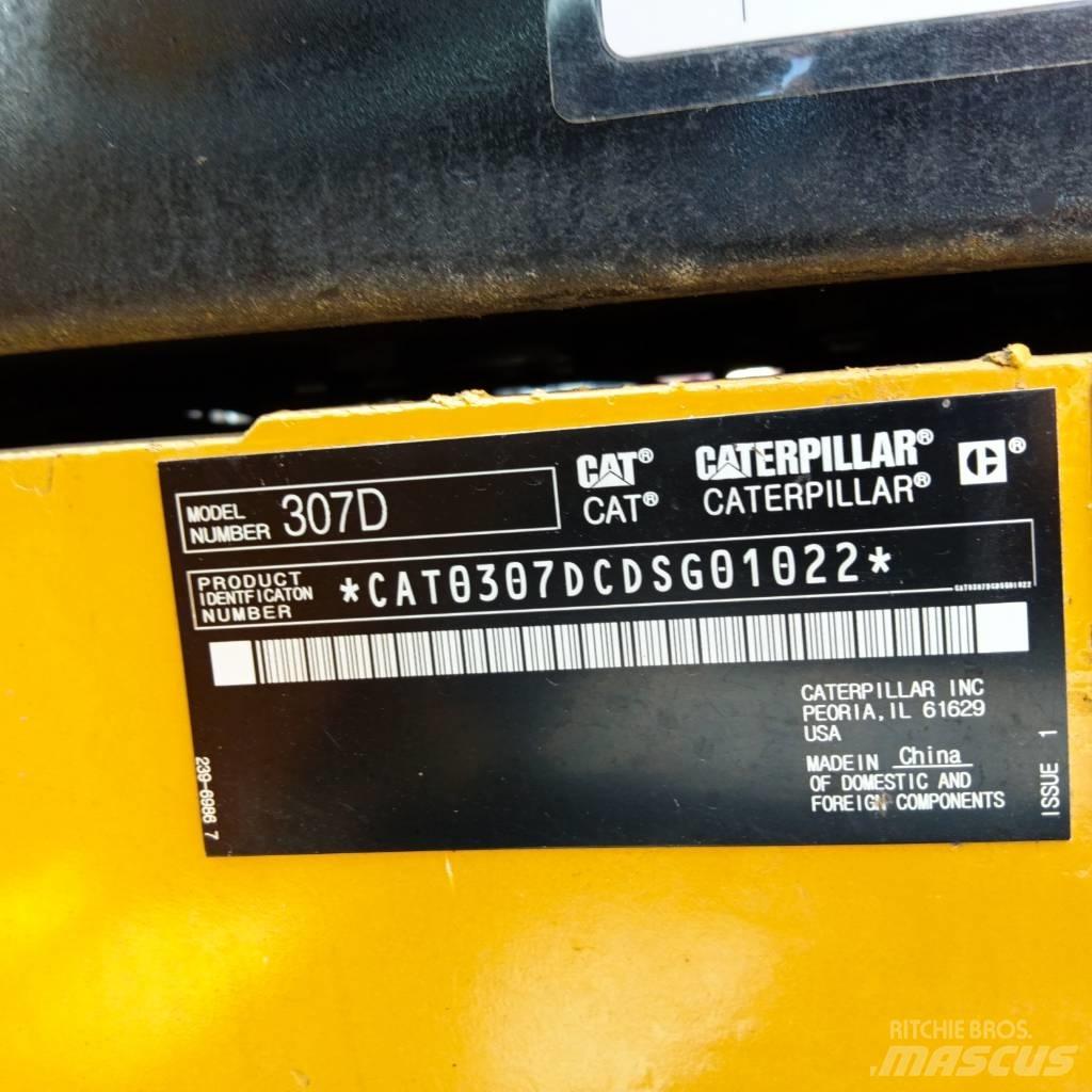CAT 307D Pelle sur chenilles