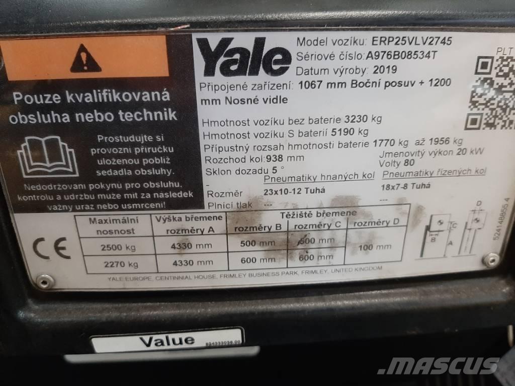 Yale ERP 25 VL Chariots élévateurs électriques