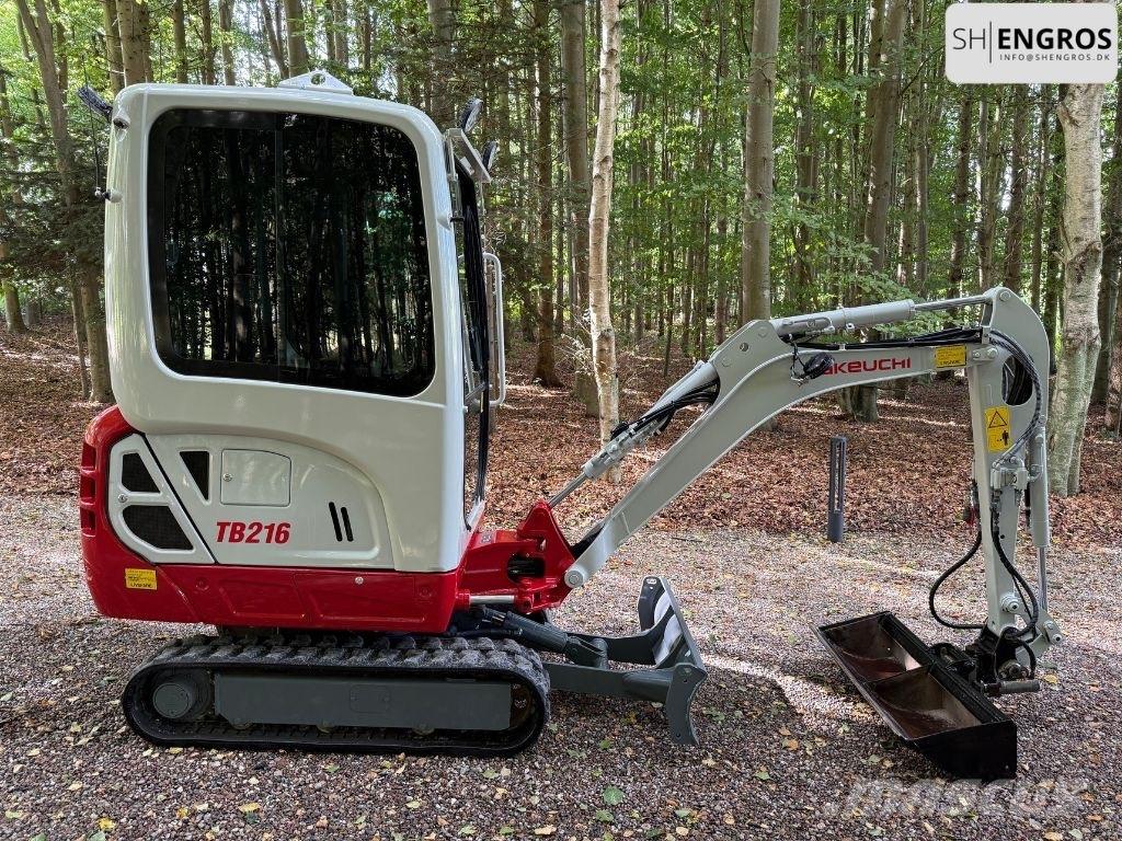 Takeuchi TB 216 Mini pelle < 7t