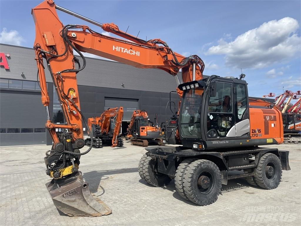 Hitachi ZX 170 W-5 B Pelle sur pneus