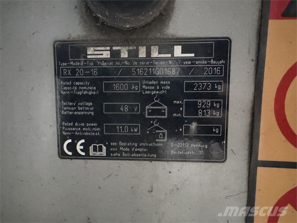 Still RX20-16 Chariots élévateurs électriques