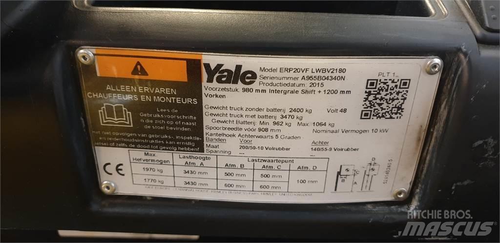 Yale ERP20VF 2014 Chariots élévateurs électriques