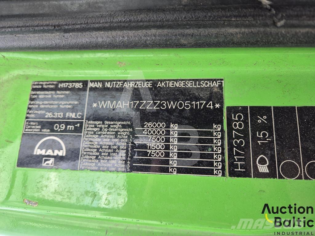 MAN TGA26.310 Camion poubelle