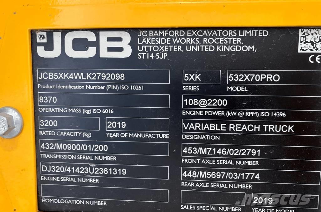 JCB 532-70 Télescopique agricole
