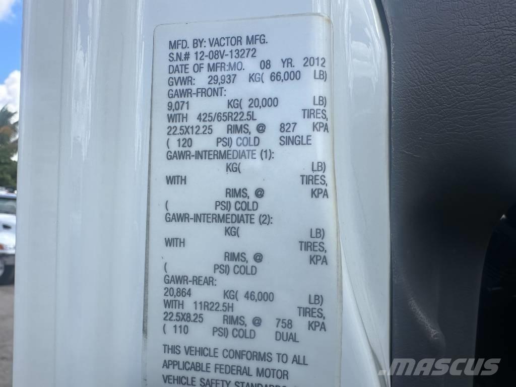 International 7500 Camion aspirateur, Hydrocureur