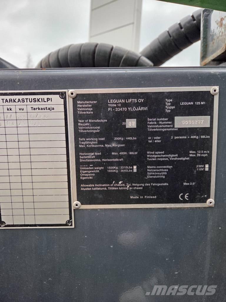 Leguan 125M1 Nacelles télescopiques