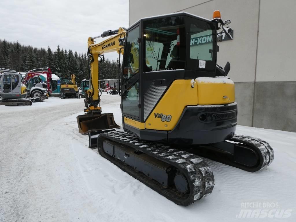Yanmar Vio 80-1A Mini pelle 7t-12t
