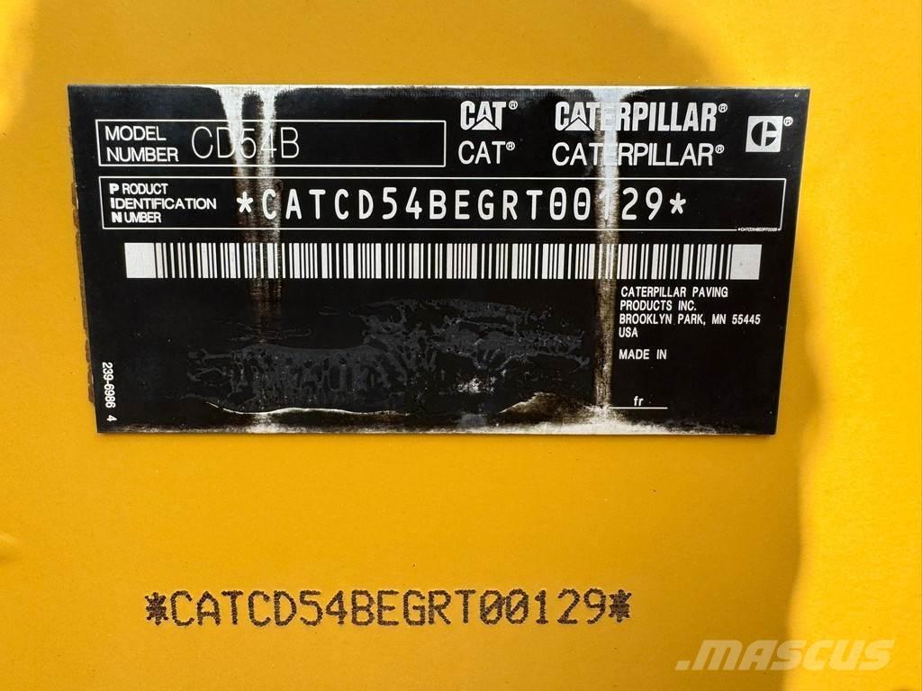 CAT CD54B Rouleaux tandem