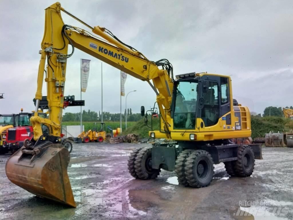 Komatsu PW148-8 Pelle sur pneus
