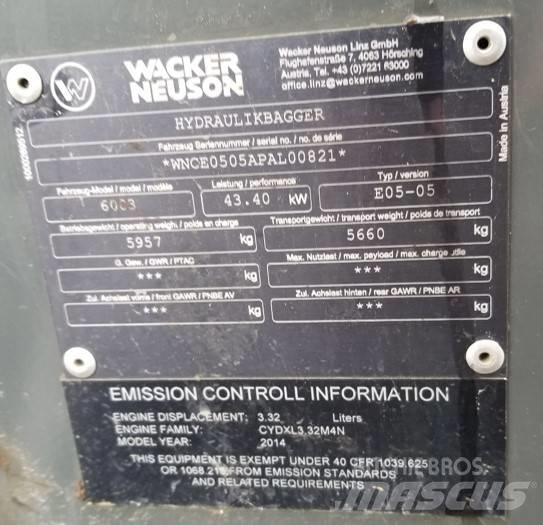 Wacker Neuson 6003 Pelle sur chenilles