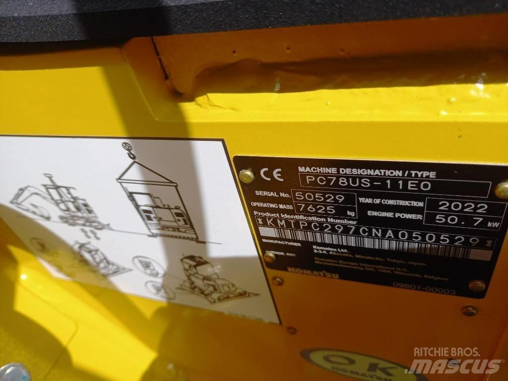 Komatsu PC78US-11EO Mini pelle 7t-12t