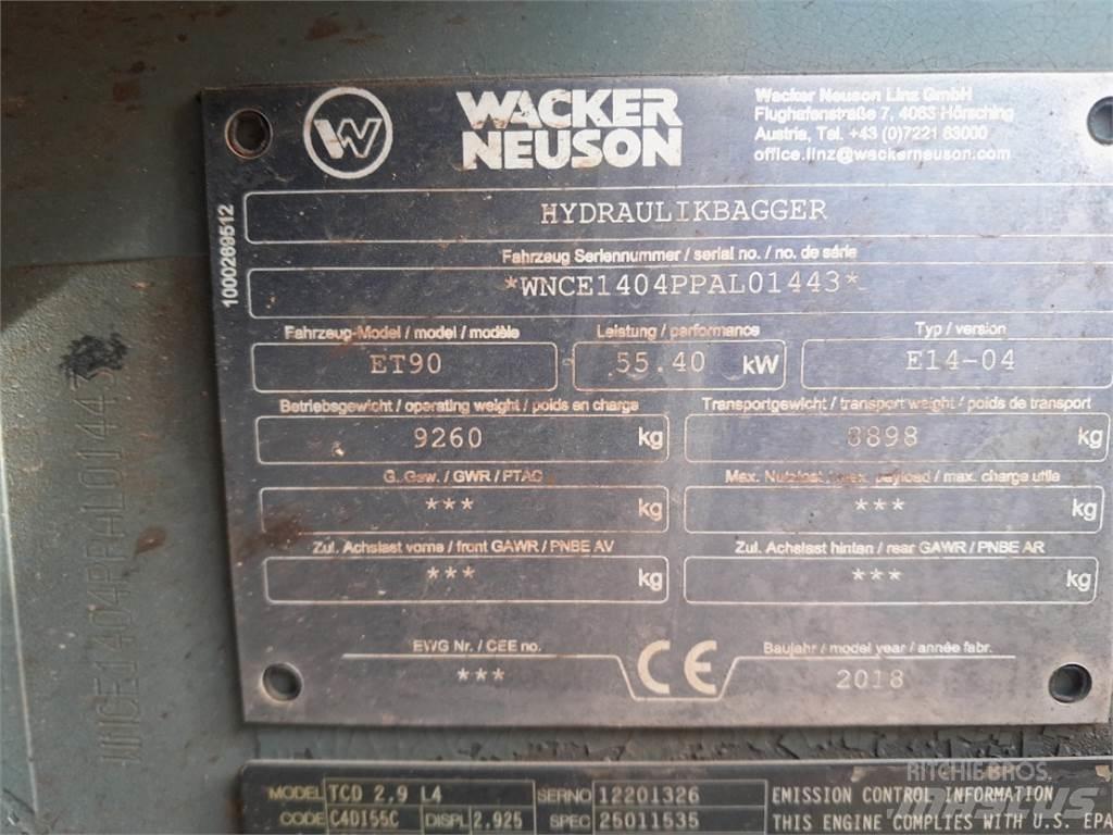 Wacker Neuson ET90 Mini pelle < 7t